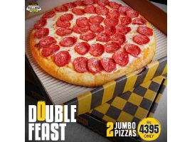 Yellow Taxi Pizza Co.Double Feast Deal 3 For Rs.4395/-image-1251